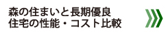 森の住まいと長期優良住宅の性能・コスト比較